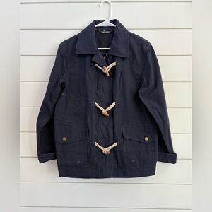 Chaps Navy Toggle Jacket